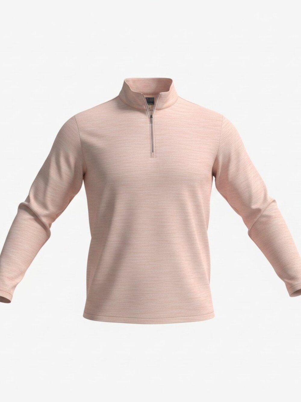 Greg Norman Quarter Zip Pullover Salmon Size Large